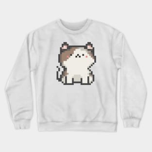 Pixel Quiet Munchkin Cat 59 Crewneck Sweatshirt